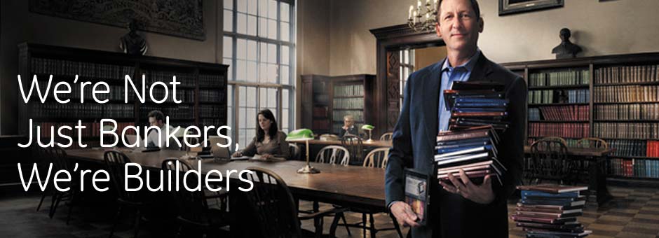 We're Not Just Bankers, We're Builders
We're Not Just Bankers, We're Builders