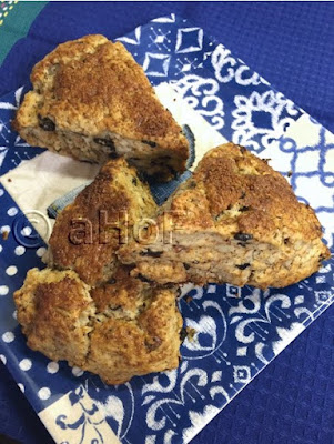 Earl Grey Currant Scones, just baked