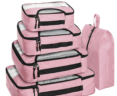 packing cubes pink