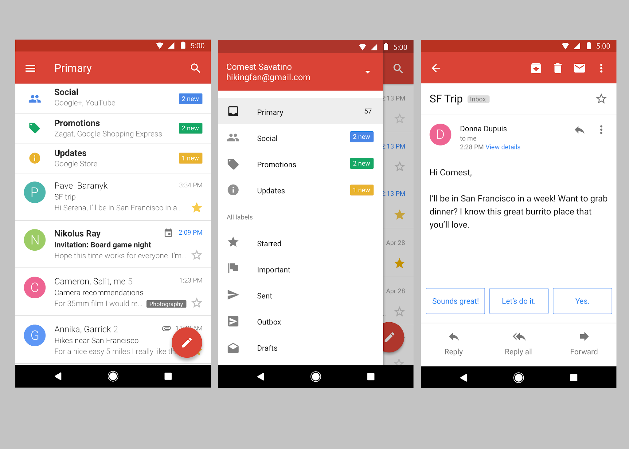 Rolling приложение. Gmail go. Gmail Android app.