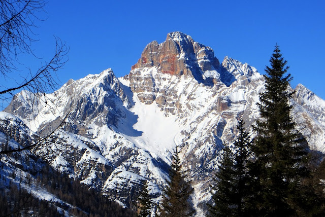 monte piana inverno neve ciaspole