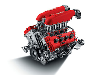 Ferrari car F430 photo engine