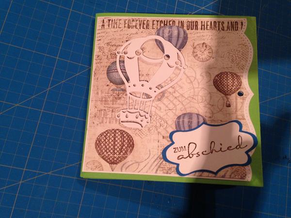 Kleistermonster Blog Karte Zum Thema Ballonfahrt