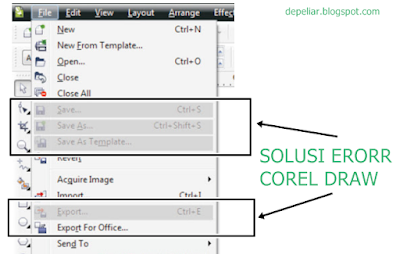 3 Solusi CorelDraw tidak bisa Save I Begini cara Lengkap nya