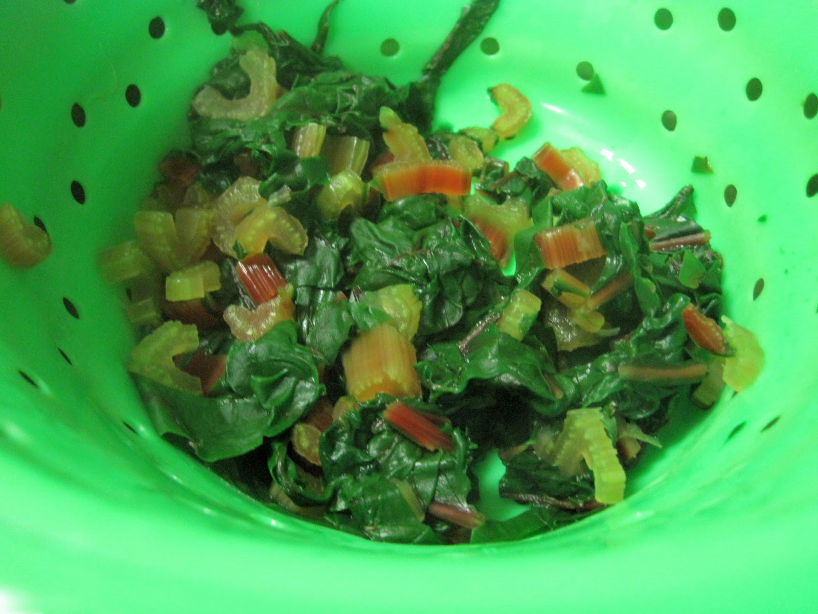 Rachel vs. Ramen Swiss Chard, Cannellini Beans, and FireRoasted Tomatoes