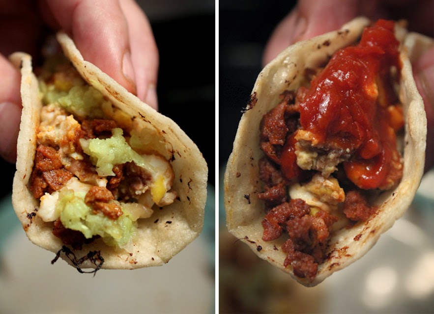 The 99 Cent Chef Breakfast Salsa Tacos Leftovers Series