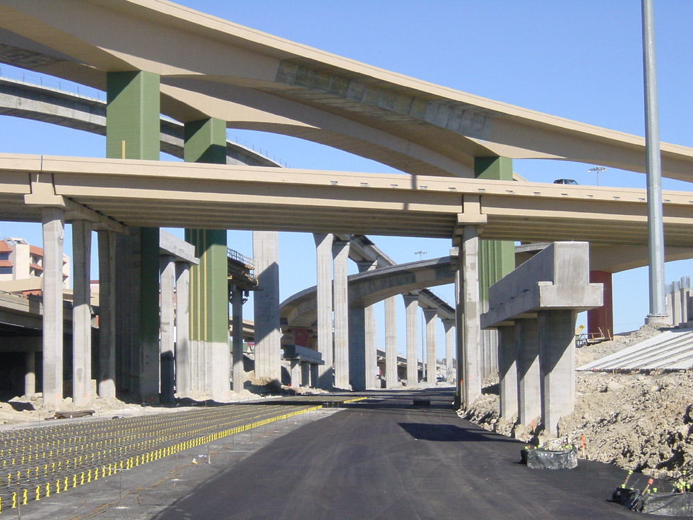 Man Made Structures High Five Interchange, Dallas