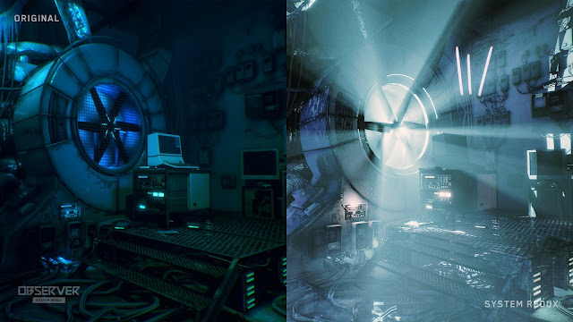 أستوديو تطوير لعبة Observer System Redux يكشف بالصور الفرق بين نسخة جهاز PS4 و PS5
