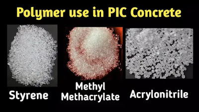 Polymer use in PIC concrete