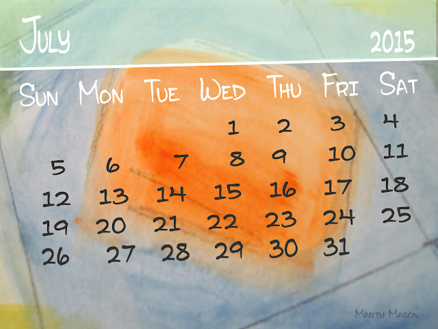 July, 2015 Calendar