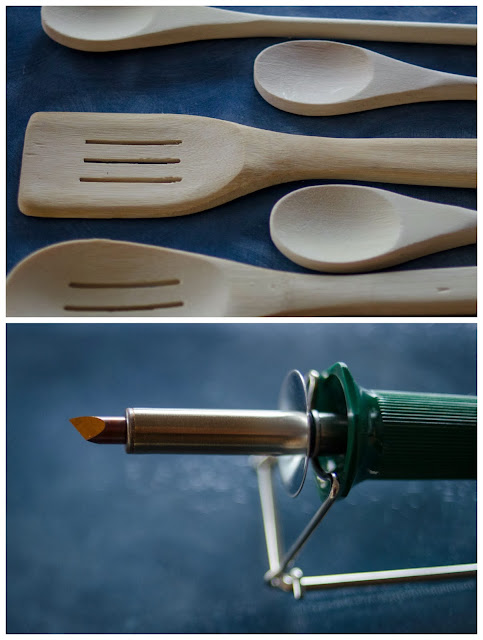 DIY Woodburned Spoons & Gift- lemonthistle.blogspot.com