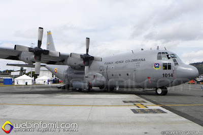 C-130 Hércules de la Fuerza Aérea Colombiana.