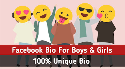 fb bio for boys