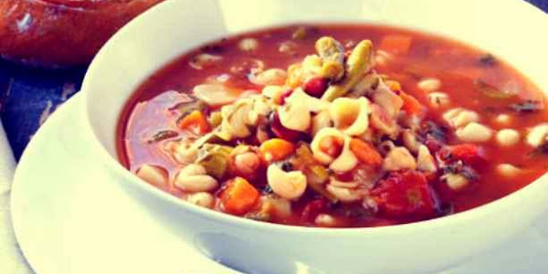 resep sup Minestrone khas italia