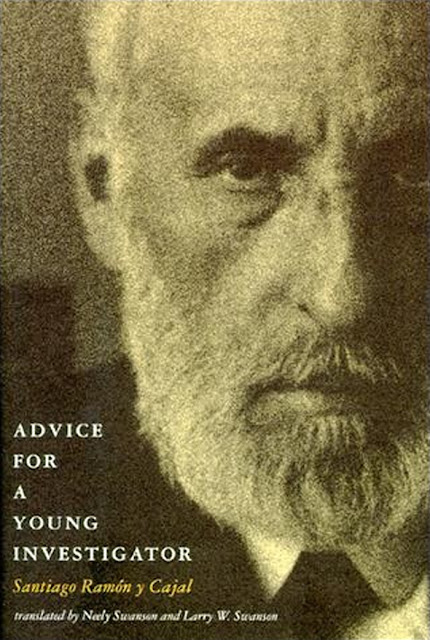 Advice for a Young Investigator by Santiago Ramón y Cajal book cover