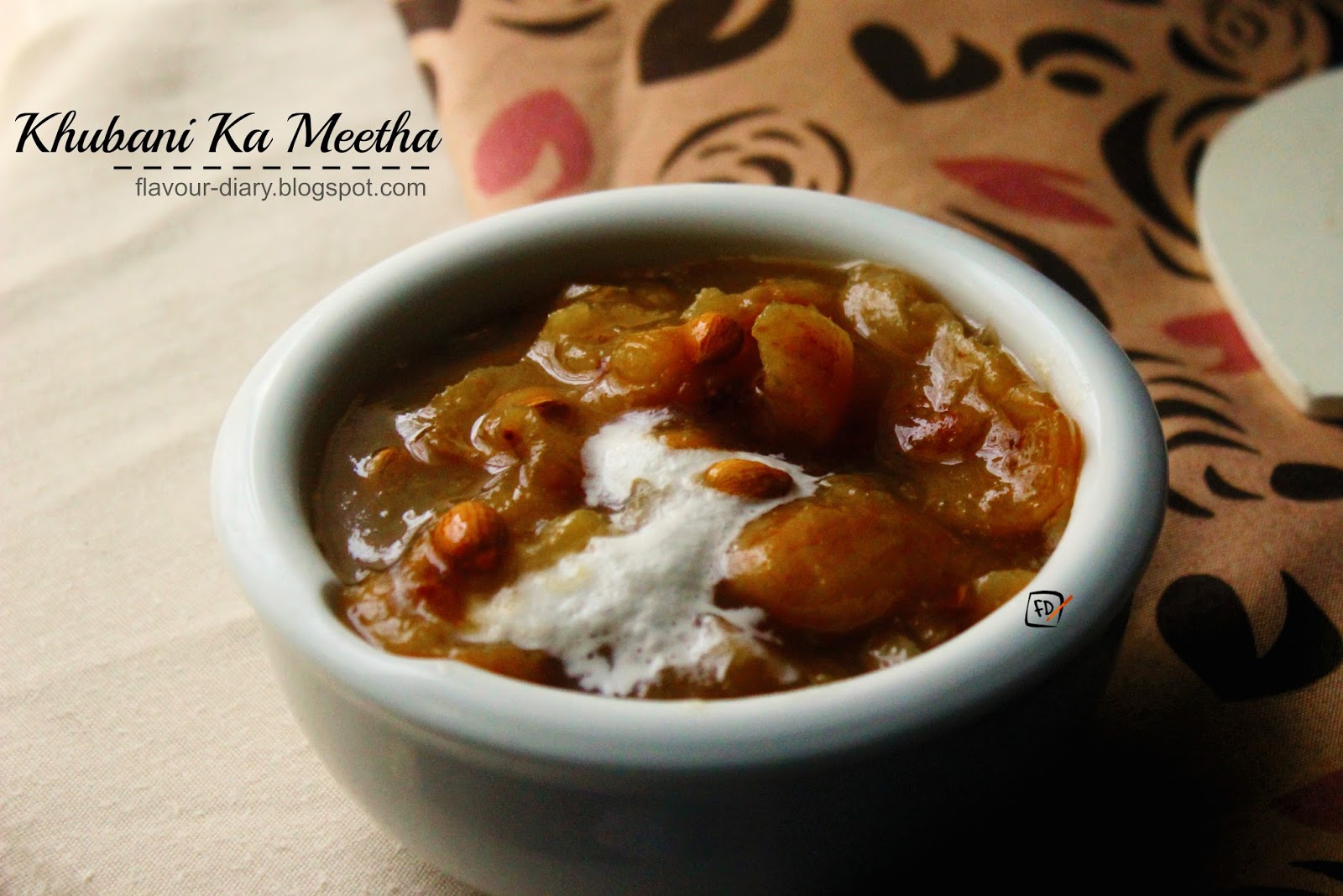 Flavour Diary Khubani Ka Meetha ( Dry Apricot Sweet)
