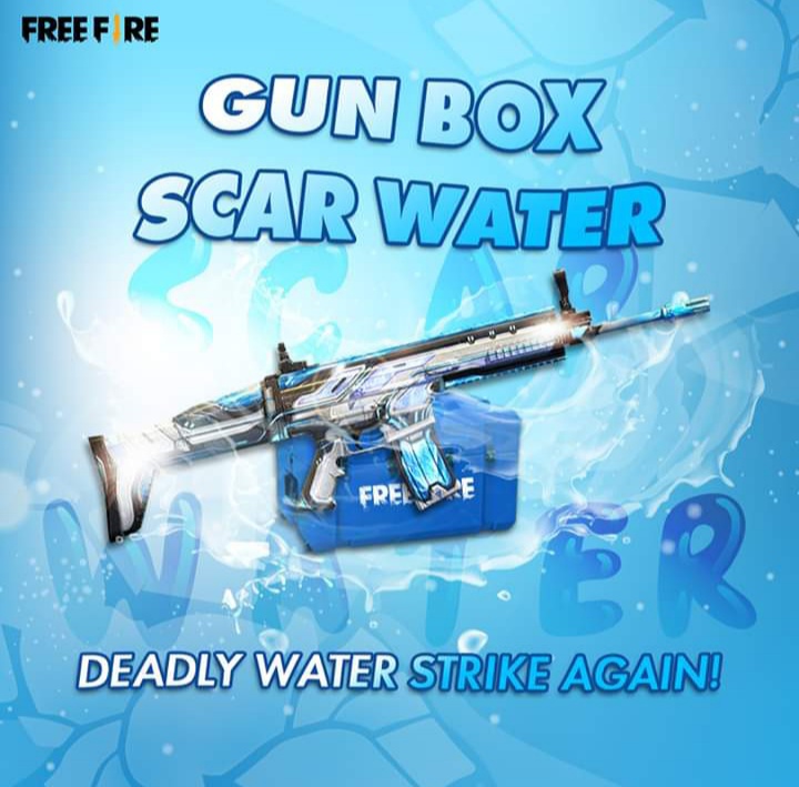 Gun Box Scar Water Free Fire || Gun skin Box FF Terbaru ... - 