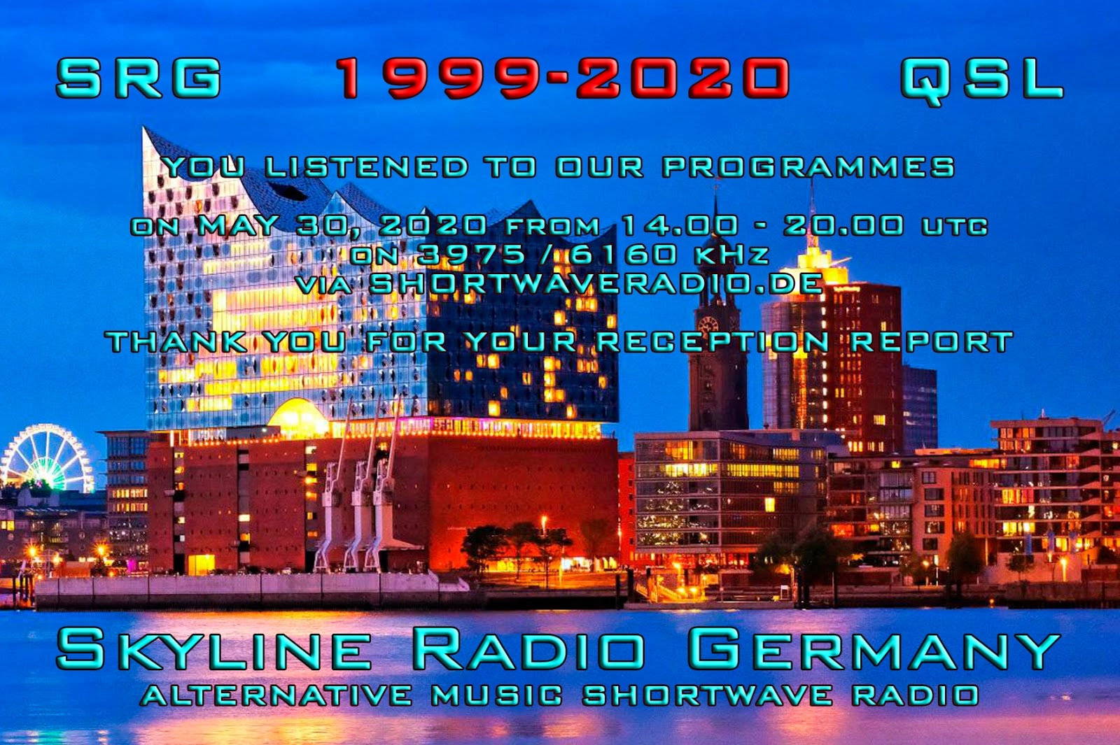Shortwave DX blog Skyline Radio Germany & Premier Radio eQSLs