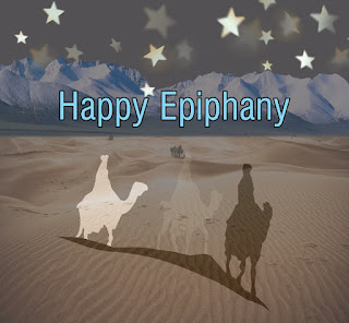 Happy Three Kings Day  Epiphany greeting cards
