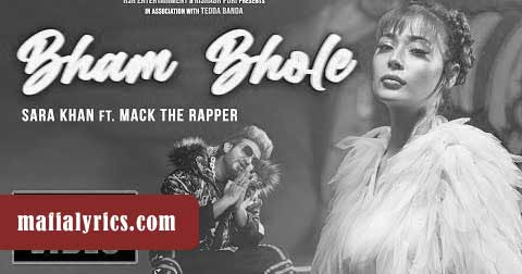 Bam Bhole Lyrics Sara Khan New Hindi Song 2020 bam bhole lyrics sara khan new hindi
