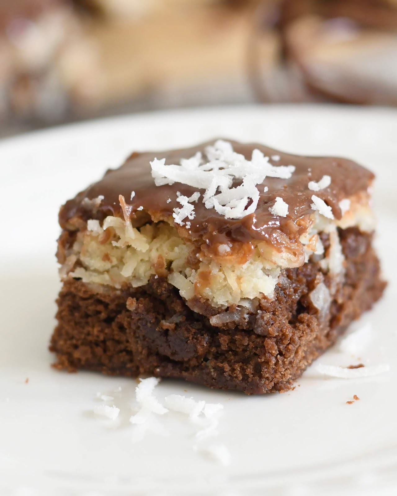 Cooking with Manuela: Three Layers Coconut Brownies
