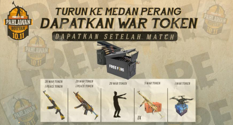 Cara Mendapatkan War Token Ammo Box Dan Peace Emblem Event