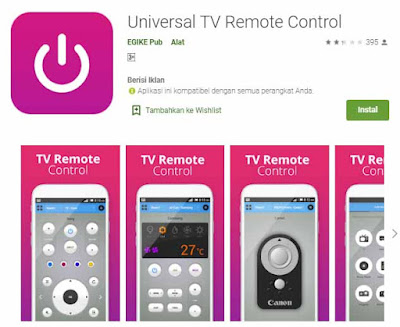 Universal TV Remote Control aplikasi reomete televisi android