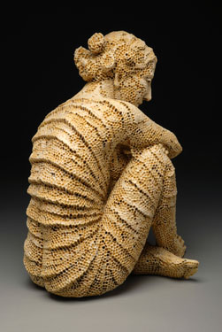 sculpture adrian arleo ceramic sculptures ceramics figure clay body glass figurative ramble shapes things modern honeycomb contemporary mudfire clayworks kirstie