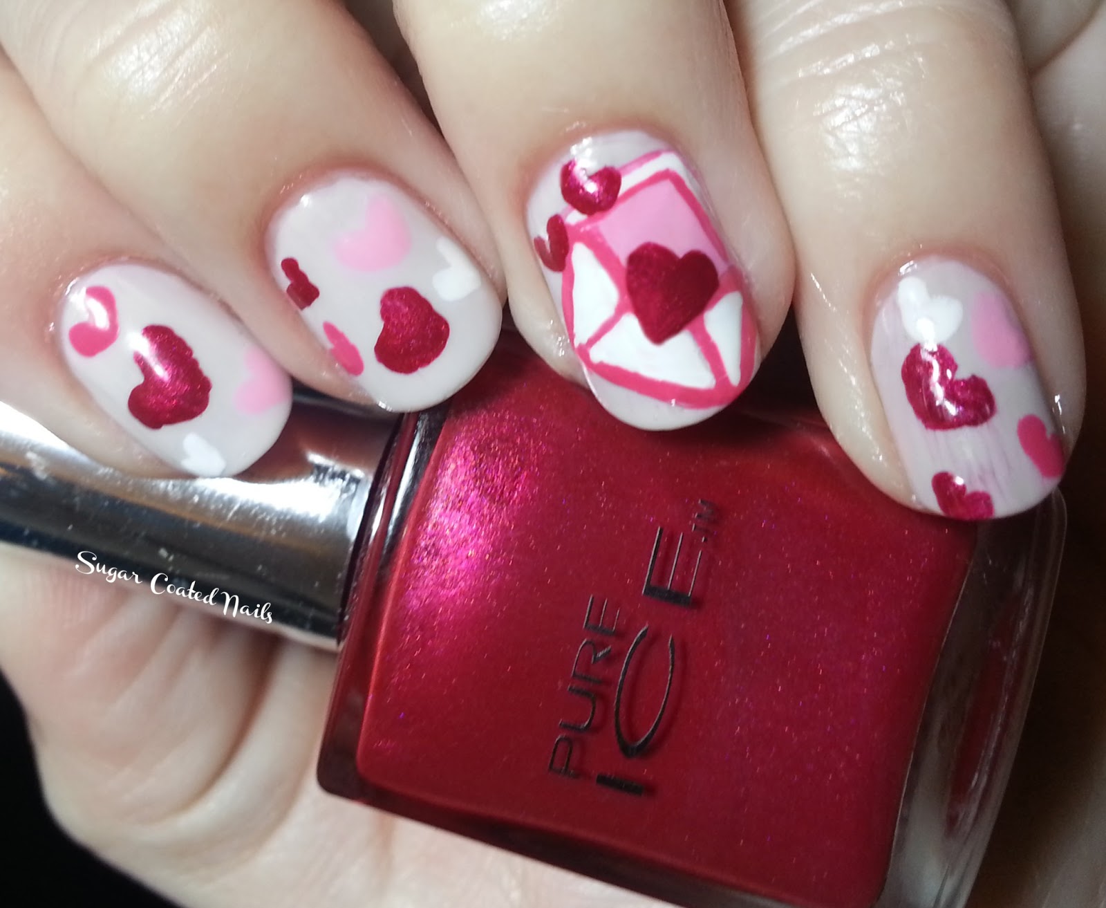 Day Four - Love Letters ~ Sugar Coated Nails