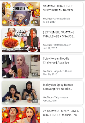 Korean samyang ramen meggie
