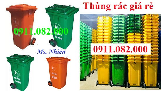 Toàn quốc - Cung cấp thùng rác giá rẻ mùa dịch- thùng rác y tế màu vàng , thùng rác 120L 240L 660L- lh 0911082000 Gbsthrt