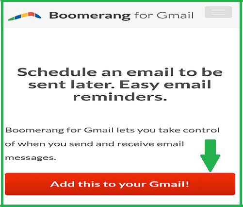 boomerang for gmail gadget