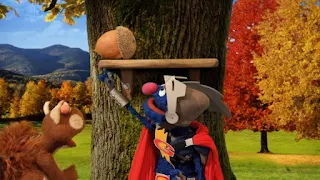 Super Grover 2.0 The Acorn squirrel, Sesame Street Episode 4308 Don't Wake the Baby