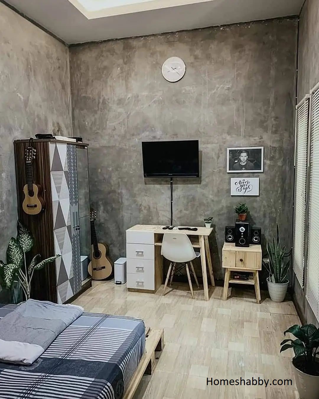 7 Ide Menempatkan TV di Kamar Tidur Dengan Posisi Yang Pas Homeshabby