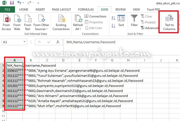 Cara Merapikan File Excel Yang Berantakan