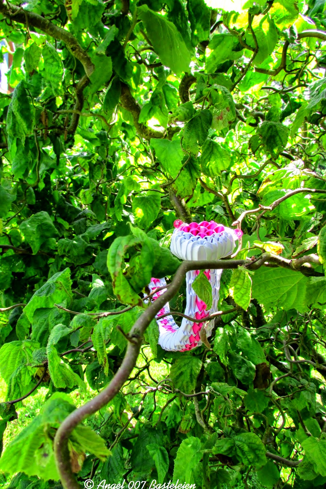 Angel 007 Basteleien: Origami Schlange