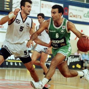 Throwback 1980's NIKOS GALIS #6 Team Greece Basketball Jersey