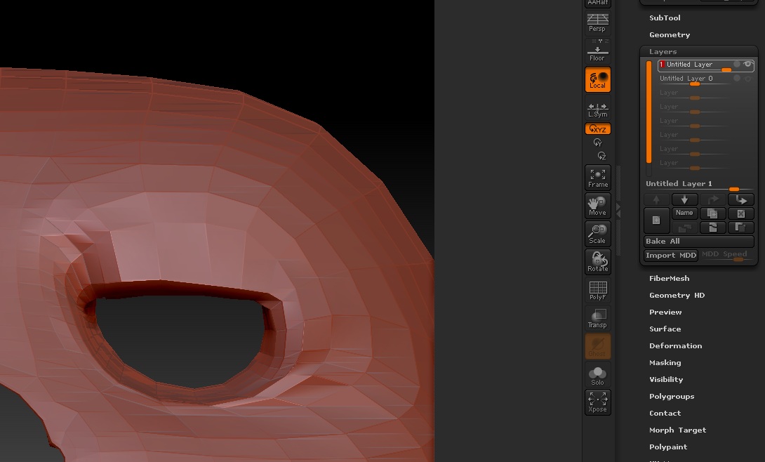 do zbrush blend shapes come over in an fbx