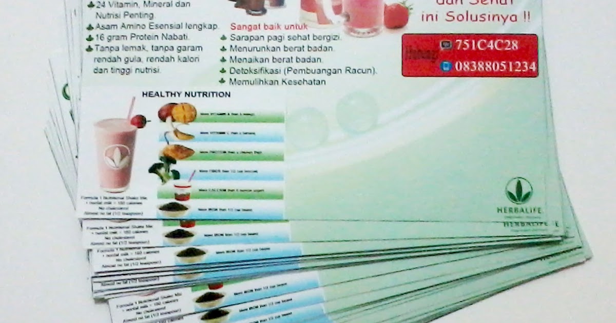 Contoh Flyer Herbalife Health And Traditional Medicine