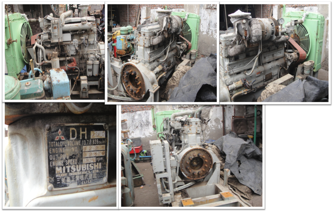 MITSUBISHI DH 24 MP FOR SALE USED MARINE DIESEL ENGINE