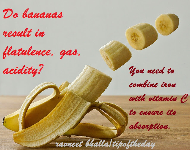 iron rich banana need vitamin C for better absorptiona