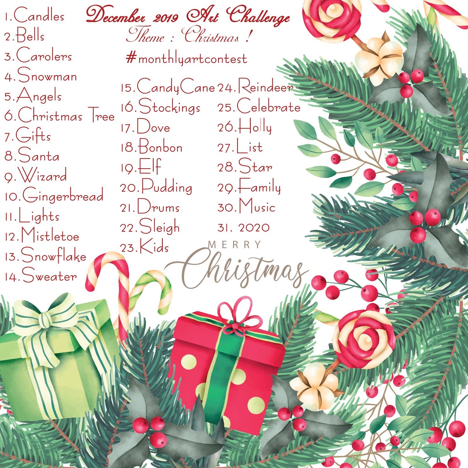 December Art Challenge 2019