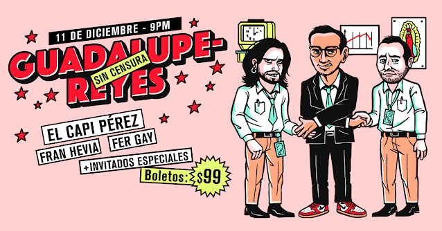 El Capi Pérez regresa al streaming con "Guadalupe - Reyes sin censura" contando con grandes invitados