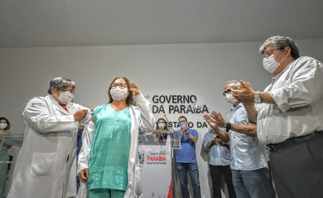 Seis meses após a primeira dose aplicada, Paraíba já imunizou mais de 1,5 milhão de pessoas