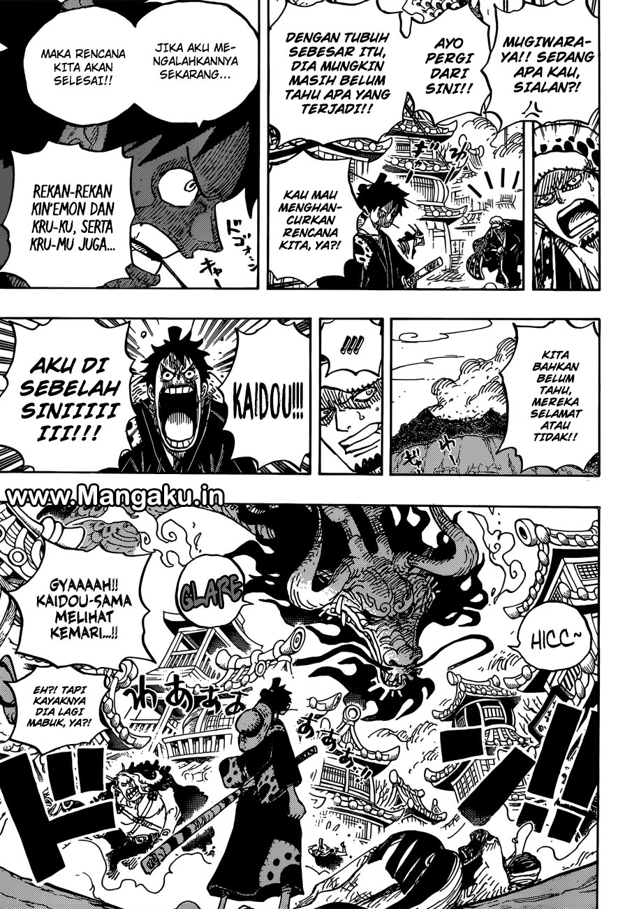 Komik One Piece Chapter 923 Yonkou Kaido Vs Bajak Laut Luffy