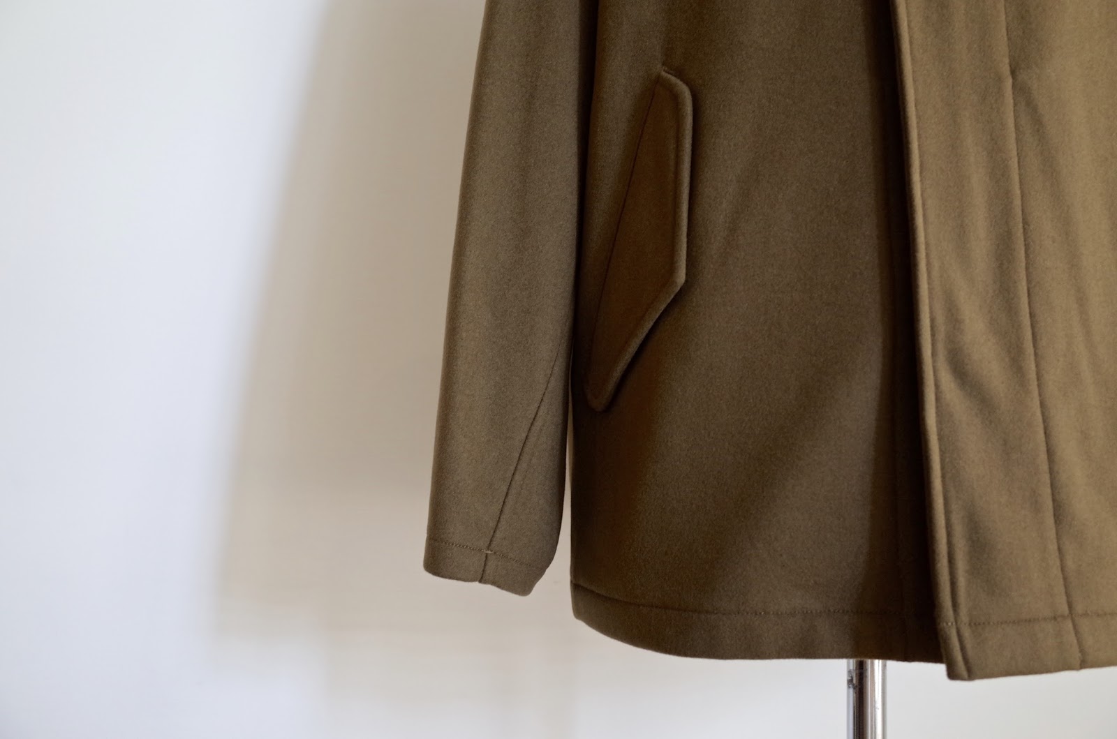 trunk COMOLI FELTON ZIP BLOUSON NOW IN STOCK