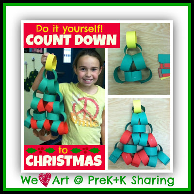 photo of: Countdown to Christmas (Advent Calendar) by We Heart Art at Prek+K Sharing 