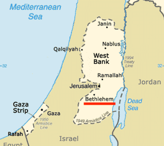 Bethlehem Map 