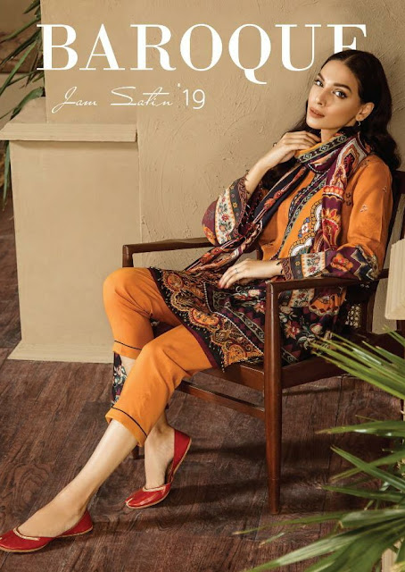 Fair Lady Baroque Jam Satin Pakistani Suits Collection At Diwan Fashion  