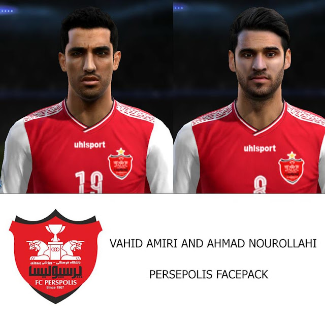 PES 2013 Vahid Amiri and Ahmad Nourollahi Face
